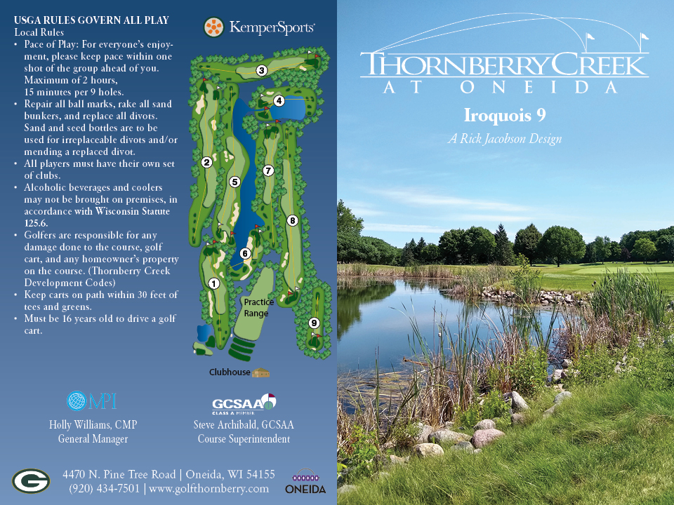 Scorecards Thornberry Creek at Oneida